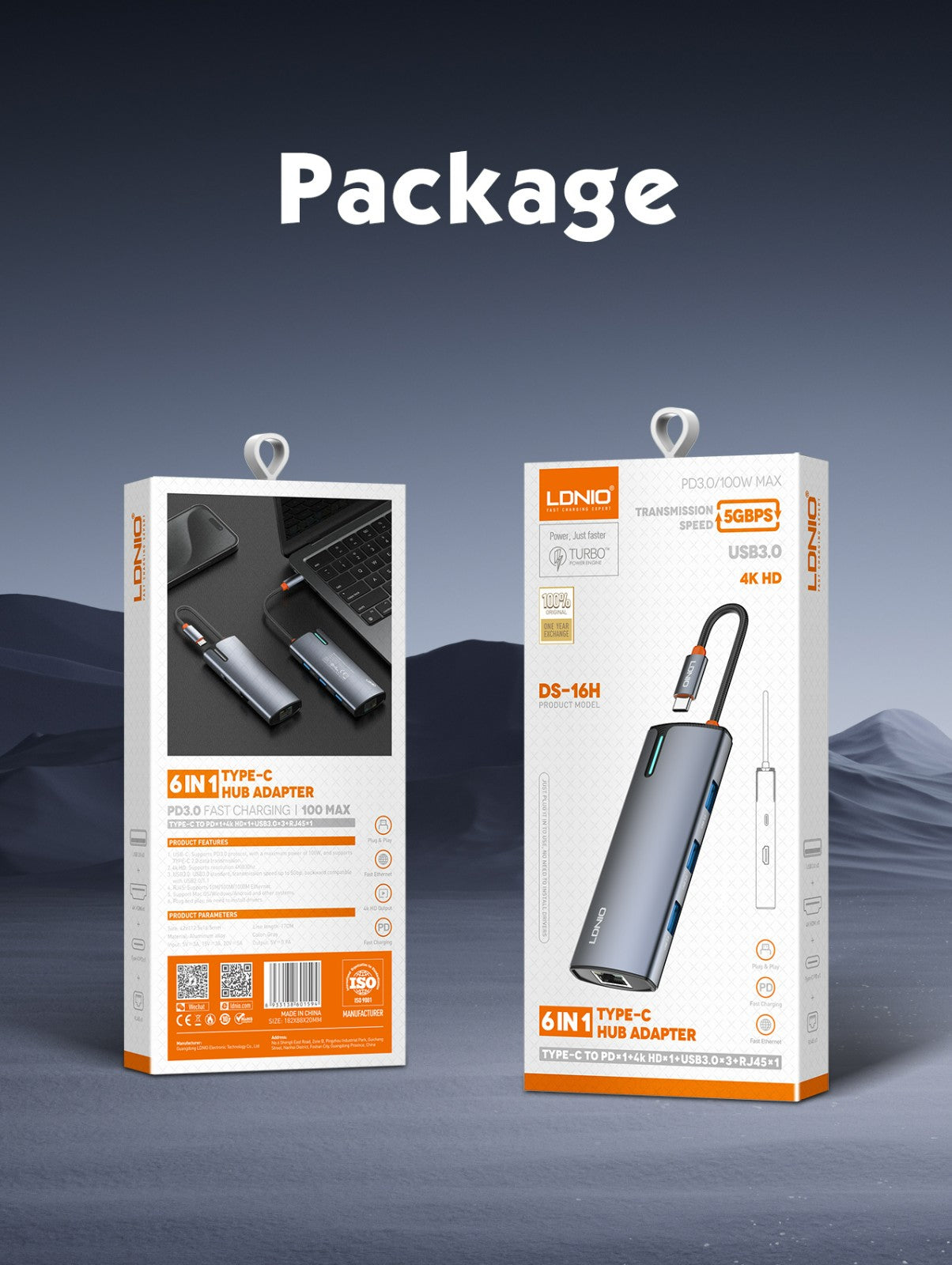 LDNIO DS-16H 6 IN 1 Docking Station