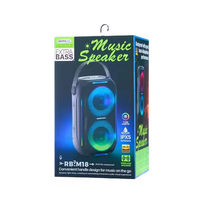 REMAX RB-M18 (20W) Party-lighting Wireless Portable Speaker
