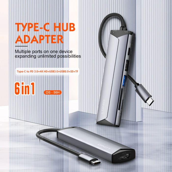 LDNIO DS-56H 6 IN 1 Docking Station