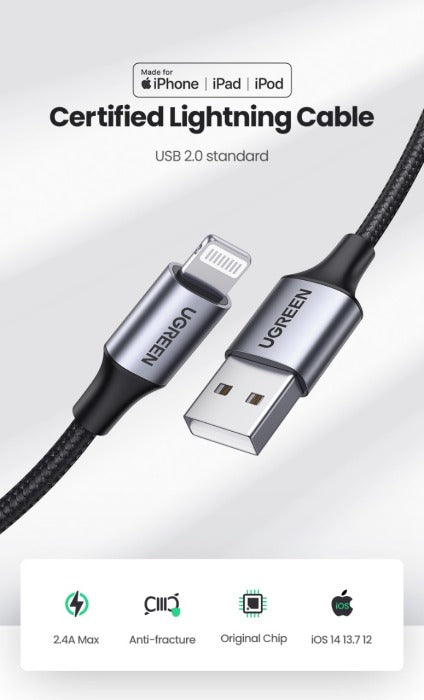 UGREEN US199 2.0 A Male Cables