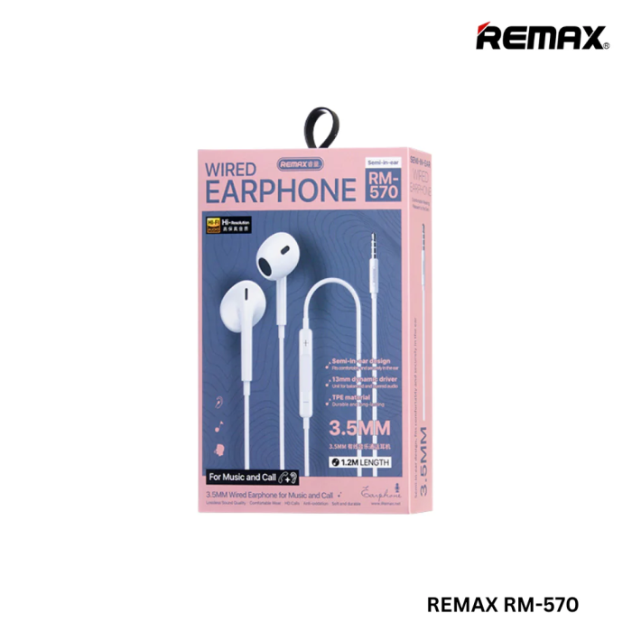 REMAX RM-570 3.5MM Wired headphones