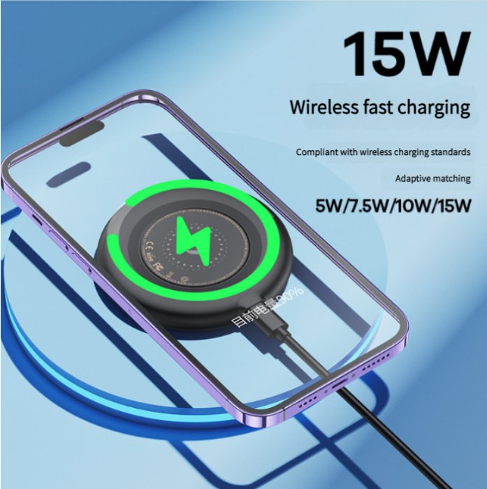 REMAX RP-W80 15W Multi-function Desktop Wireless Fast Charging Data Cable Storage Box