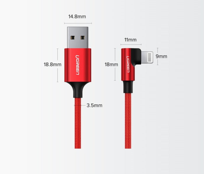 UGREEN US299 2.0 A Male Cables