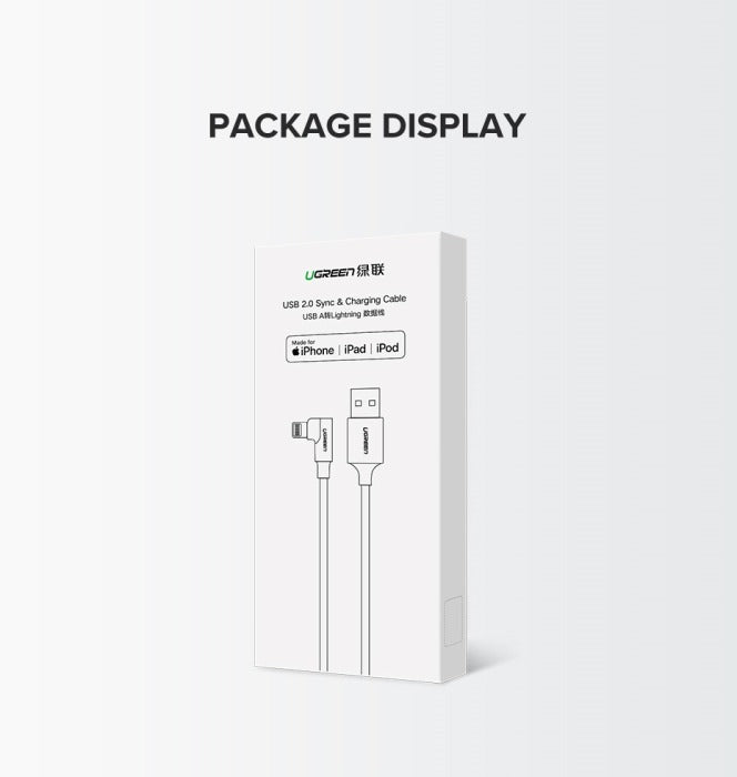 UGREEN US299 2.0 A Male Cables