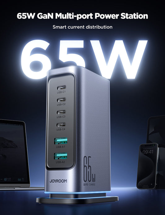 JOYROOM JR-TCM02 65W Multi-port Charger