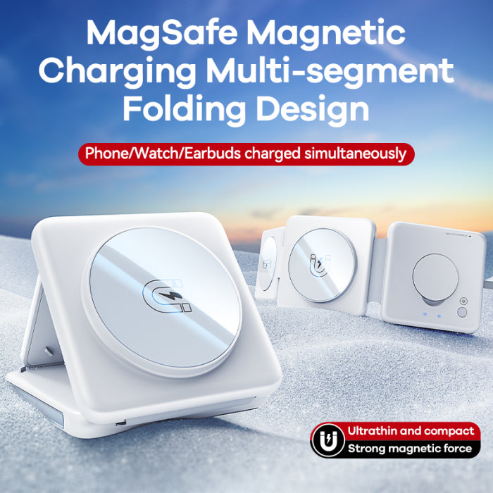 REMAX RP-W87 22.5W Multifunctional Desktop Night Light,4-in-1 Folding Stand Wireless Charger