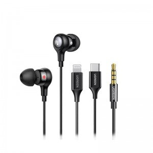 UGREEN EP103 USB-C/3.5mm/Lightning In-Ear Earphone