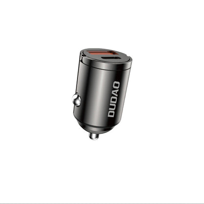 DUDAO R3Max PD 30W+QC Aluminum Alloy Fast Charging Car Charger