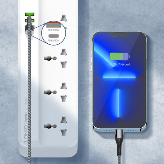 LDNIO SC5415 5 AC Outlets 4 USB Strip 20W Power Socket