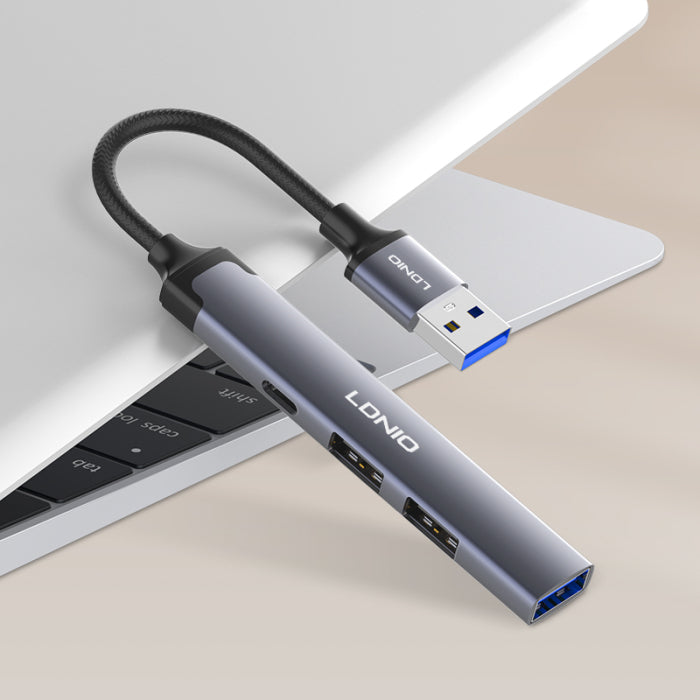 LDNIO DS-44C 4 In 1 Docking Station