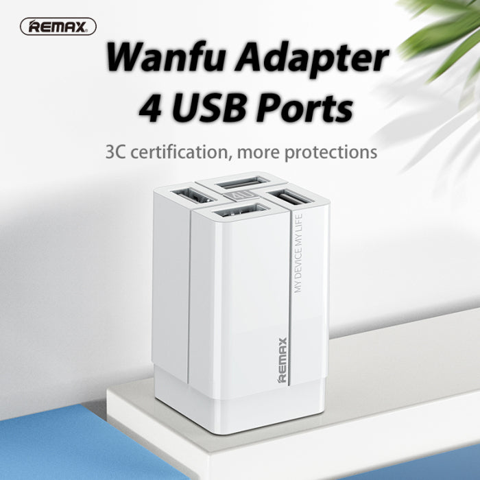 REMAX RP-U43 3.4A Adapter ( European Plug)