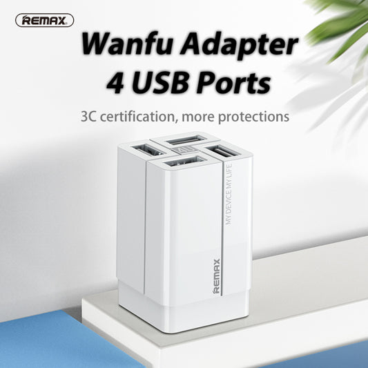 REMAX RP-U43 3.4A Adapter ( European Plug)