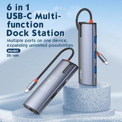 LDNIO DS-16H 6 IN 1 Docking Station