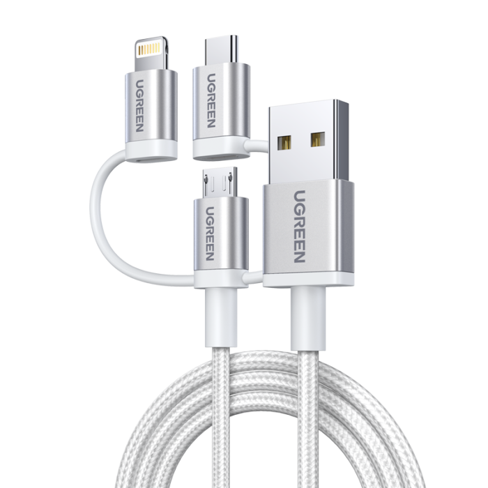 UGREEN US186 USB 2.0 A (3 in 1) Cables