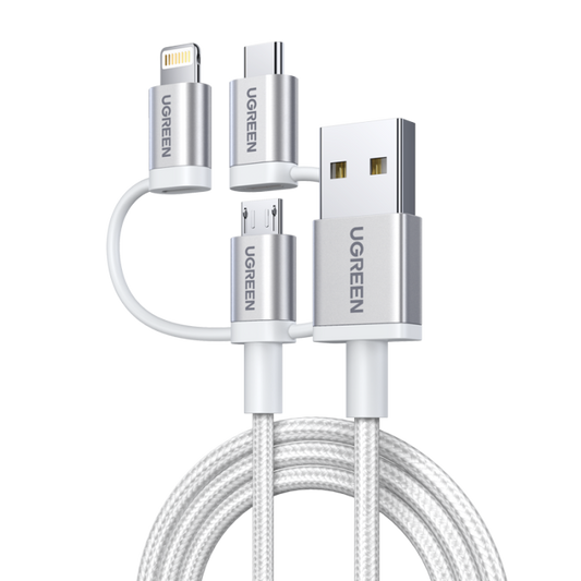 UGREEN US186 USB 2.0 A (3 in 1) Cables