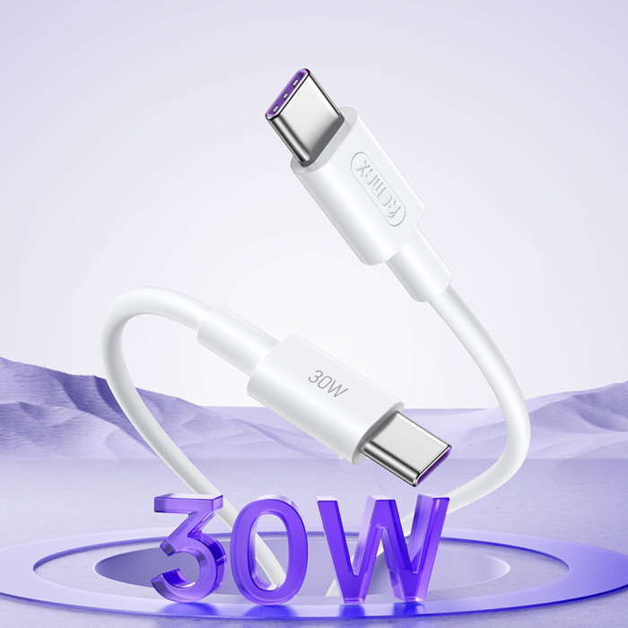 REMAX RC-C021 C-C 1M2M 30W PD Fast Charging Data Cable
