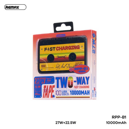 REMAX RPP-B1 10000mAh 27W+22.5W Magnetic Tape Fast Charging Power Bank