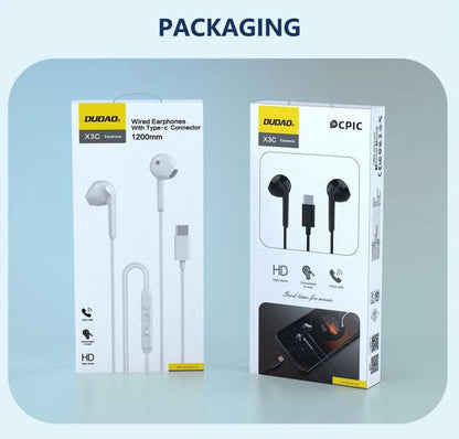 DUDAO X3C TYPE-C semi-in-ear Earphones
