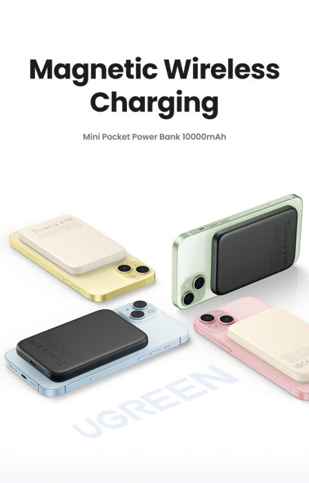 UGREEN PB561 10000mAh MIni Magnetic Wireless 20W Power Banks