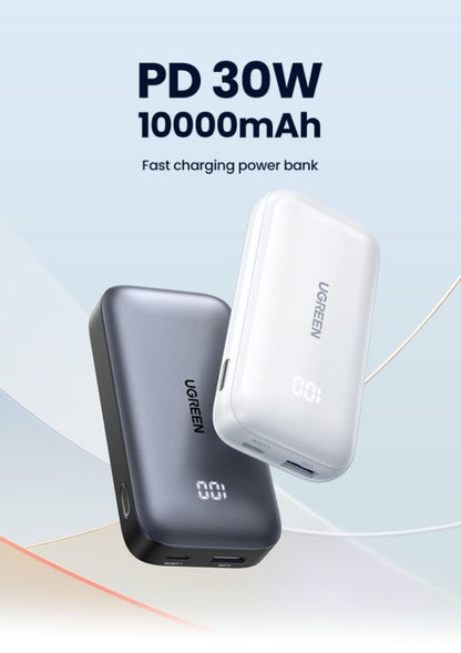 UGREEN PB502 Black 10000mAh Two-way Fast Charging Power Bank