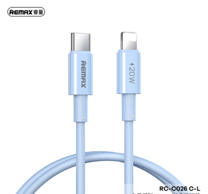 REMAX RC-C026 C-L Dongfeng Series 20W PD Fast Charging Data Cable 1M