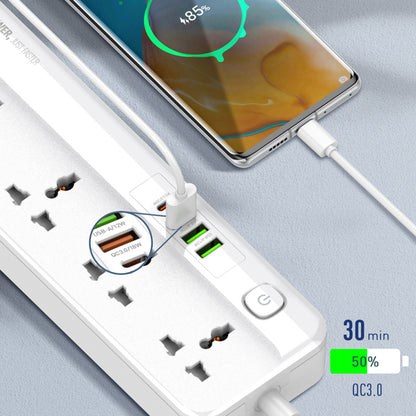 LDNIO SC5415 5 AC Outlets 4 USB Strip 20W Power Socket