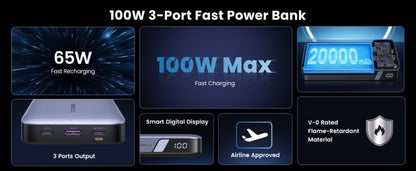 UGREEN PB720 20000mAh PD 100W Power Banks