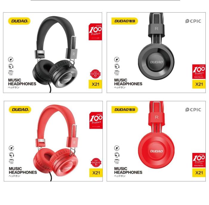 DUDAO X21 Foldable Stereo Headphones