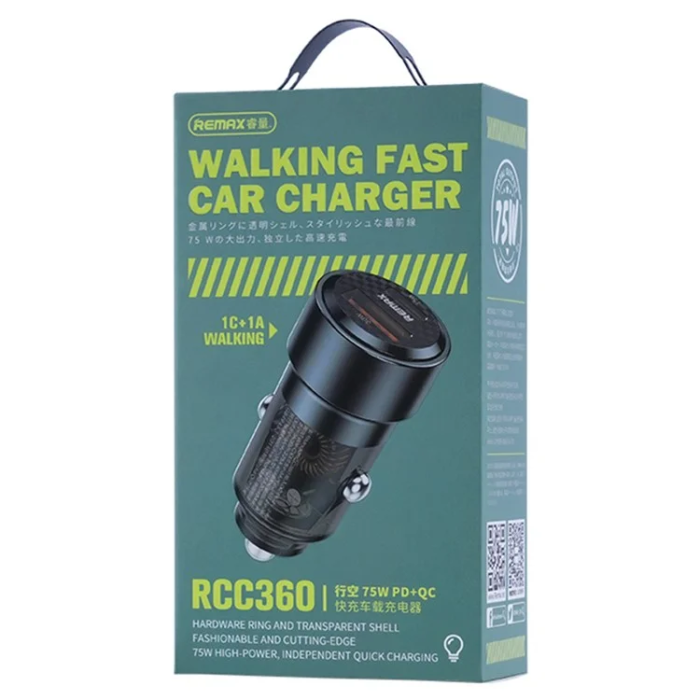 REMAX RCC360 75W Fast Charging Car Charger