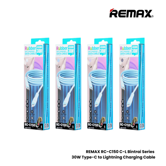 REMAX RC-C150 1.2M C-L 30W Fully Compatible Fast Charging Data Cable