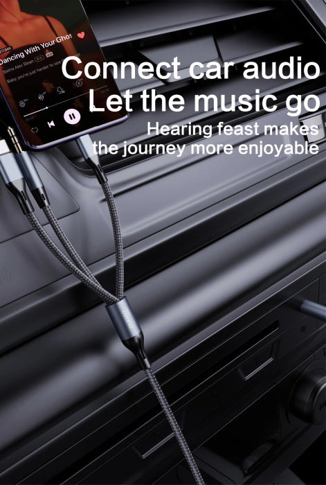 DUDAO L12Pro 3-in-1 Audio Cable