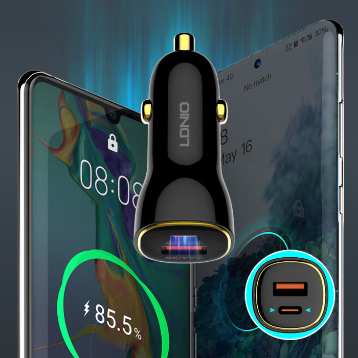 LDNIO C103 60W Car Charger