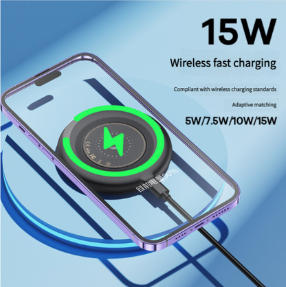 REMAX RP-W80 15W Multi-function Desktop Wireless Fast Charging Data Cable Storage Box
