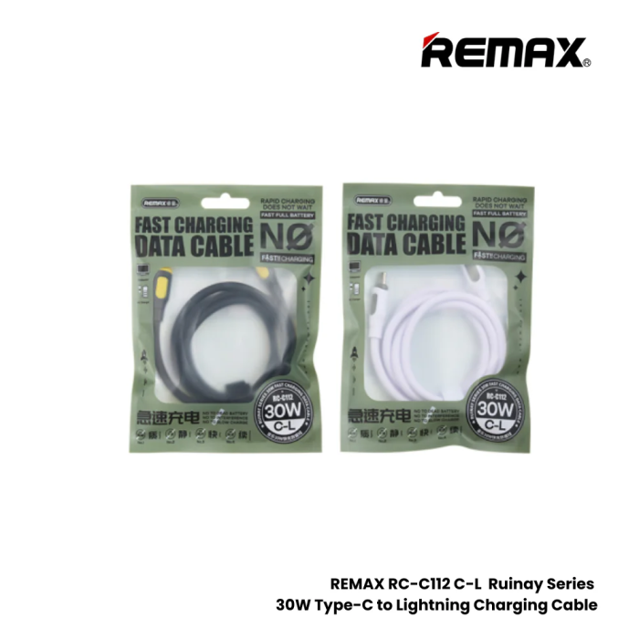 REMAX RC-C112 1M C-L 30W Fast Charging Data Cable