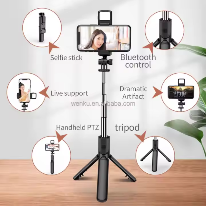 REMAX P16 Mobile Phone Selfie Stick,Live Broadcast Bracket 0.8m