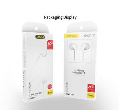 DUDAO X10S International Edition High-Quality In-Ear Earphones
