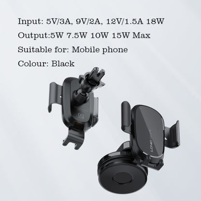 LDNIO MW21 15W Car Phone Holder Wireless Charger