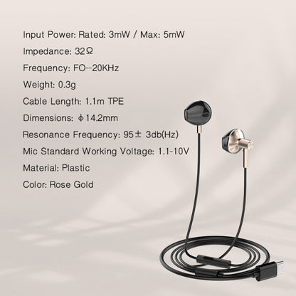 LDNIO HP09C Type-c Wired Earphone