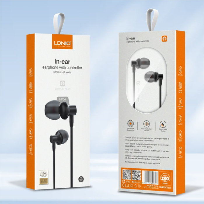 LDNIO HP06 3.5MM Wired Earphone