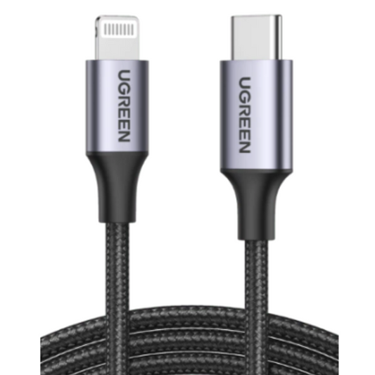 UGREEN US171 Lighting to Type-C 2.0 Male Cables